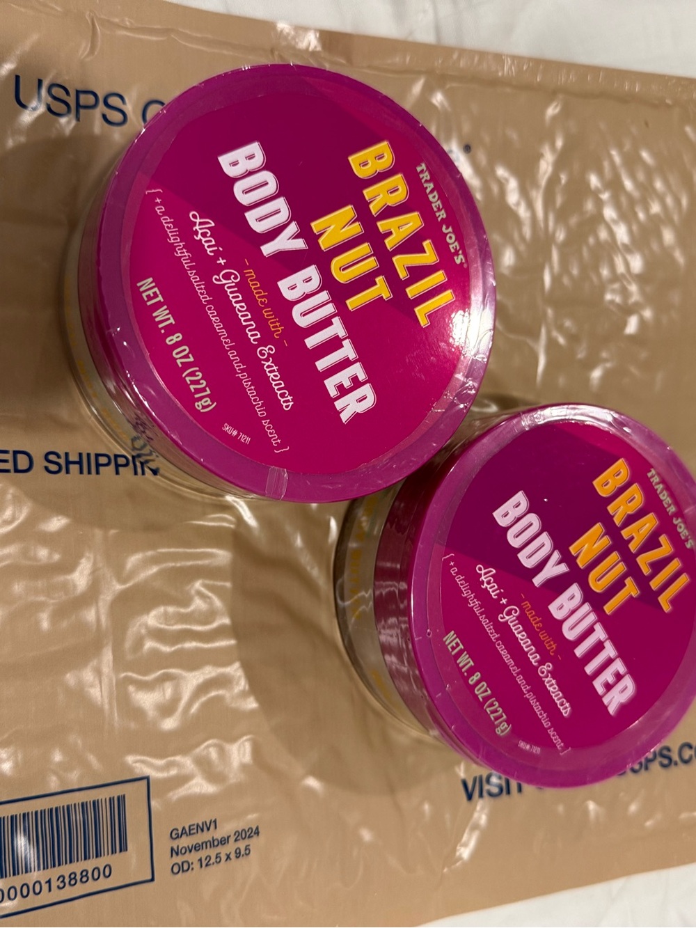 Trader Noes Brazil nut body butter